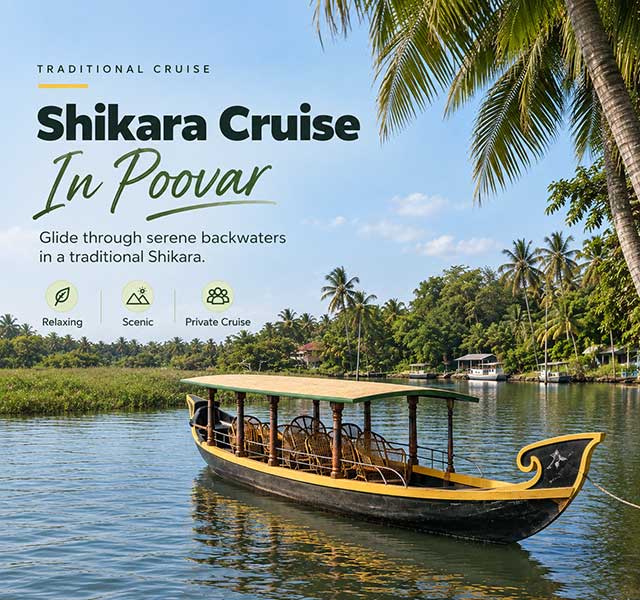 Shikara cruise Poovar – starts at Rs. 2000
