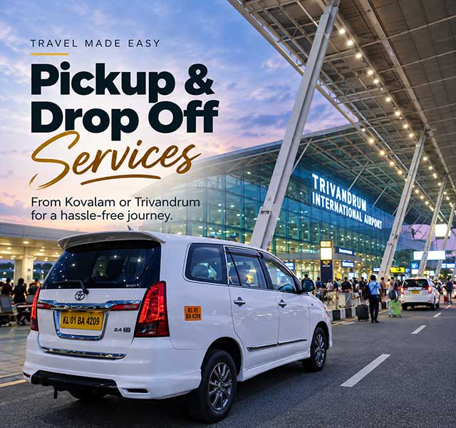 Pickup and drop-off service for Poovar boating